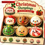 Christmas Dumpling Squishy Snowman, Elk, Santa Claus Squeeze Toys with Box Stress Relief Merry Christmas New Year Gift 2027