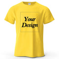 Custom T shirt Customized tshirt Personalized Tee Shirt Diy Print Your Photo Brand Logo Text Men Women 100% Cotton Premium Gift