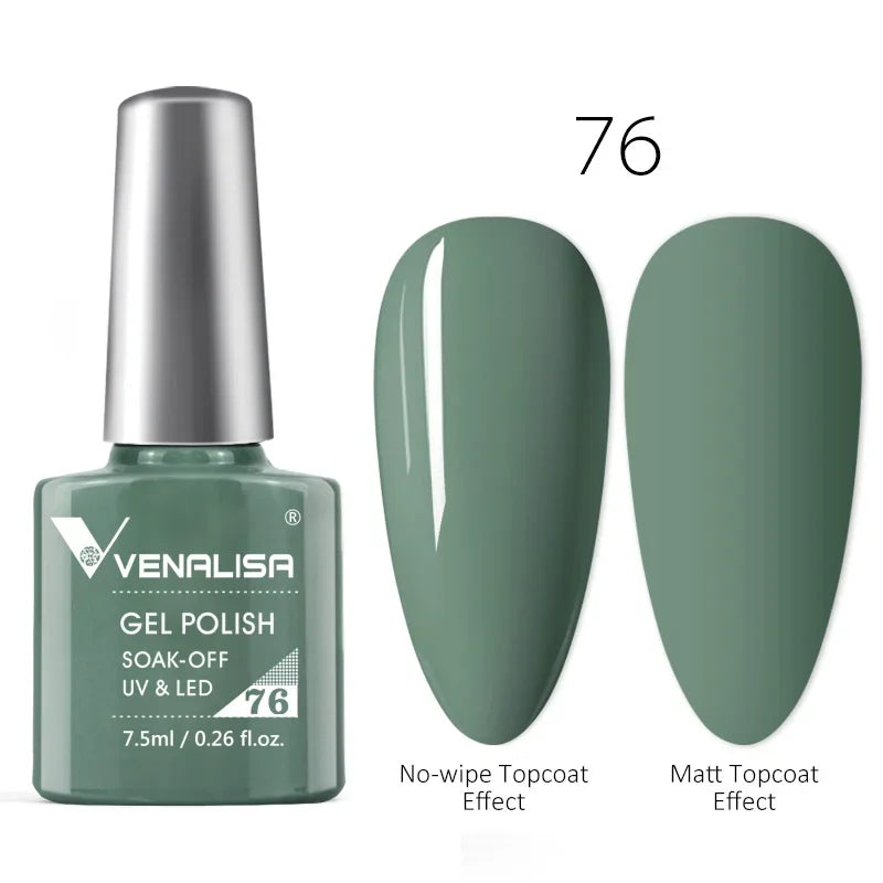 Venalisa Neon Gel Polish Varnishes Hybrid Nails For Manicure 7.5ml Semi Permanent Soak off Enamel Gel Polish UV Nail Gel Polish