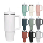 40oz Insulated Tumbler acuum Cup 2.0 Thermal Mug for with Handle Straw Stainless Steel Hot and Cold Coffee Drinks