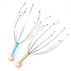 Body Head Massage Device Relaxation Octopus Scalp Massager Instrument Scratcher Relieves Tension Health Care Tools Random