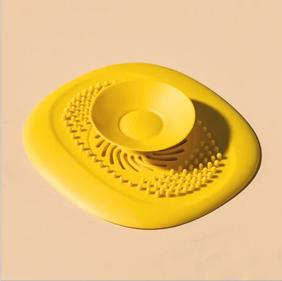 Silicone Sink Drain Strainer Shower Filter Drain Cover Stopper Sink Strainer Drain Floor Drain Hair Catcher Bathroom Accessorie