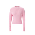 AP 2025SS Women Floral Satin Slip Dress Light Pink Knitting V-neck Sweater Elegant Lady Skirt
