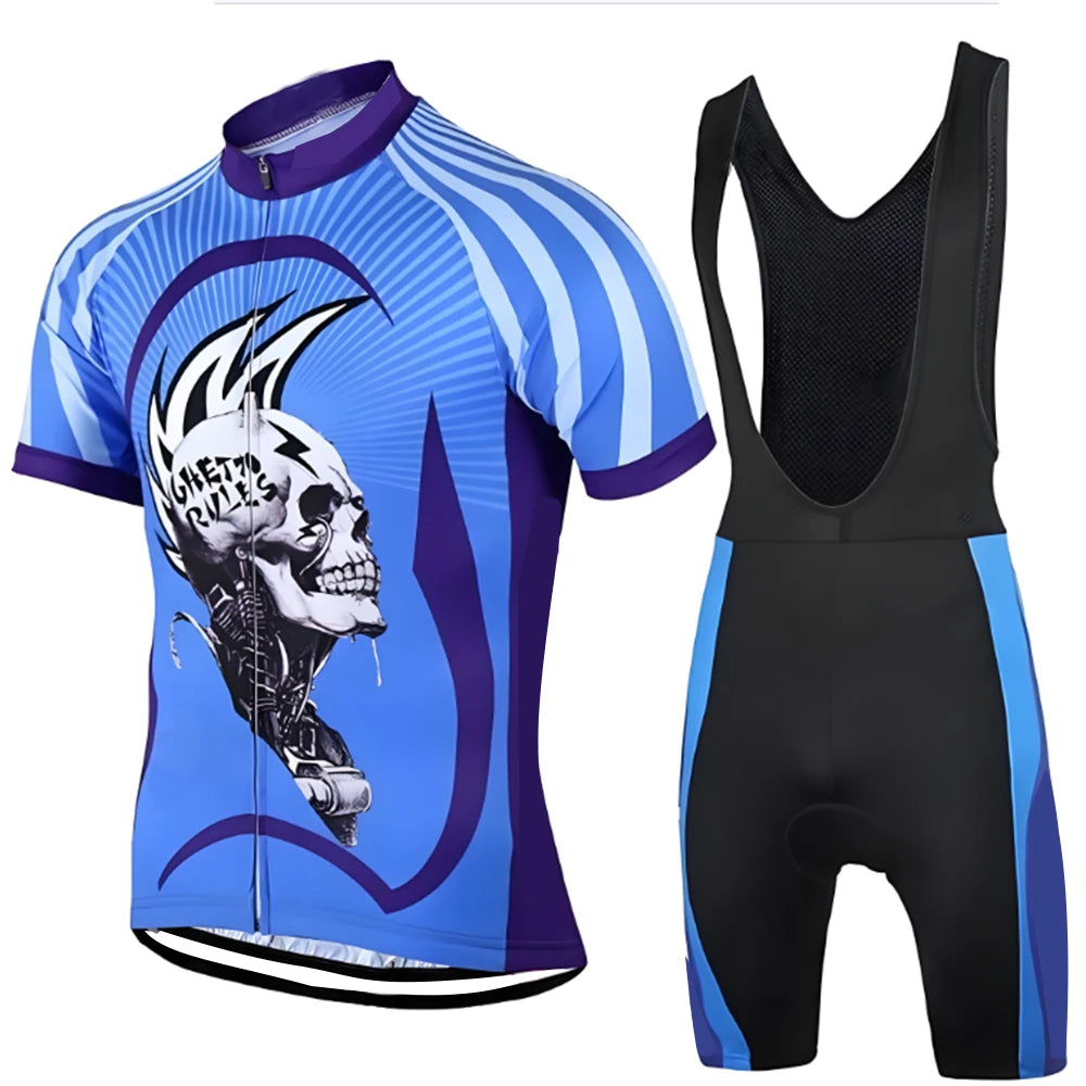 Men's 2-Piece Summer Cycling Set (Jersey + Shorts) – Spain 2026 New Team Summer Cycling Kit – Cycling Apparel – Cycling Jersey –