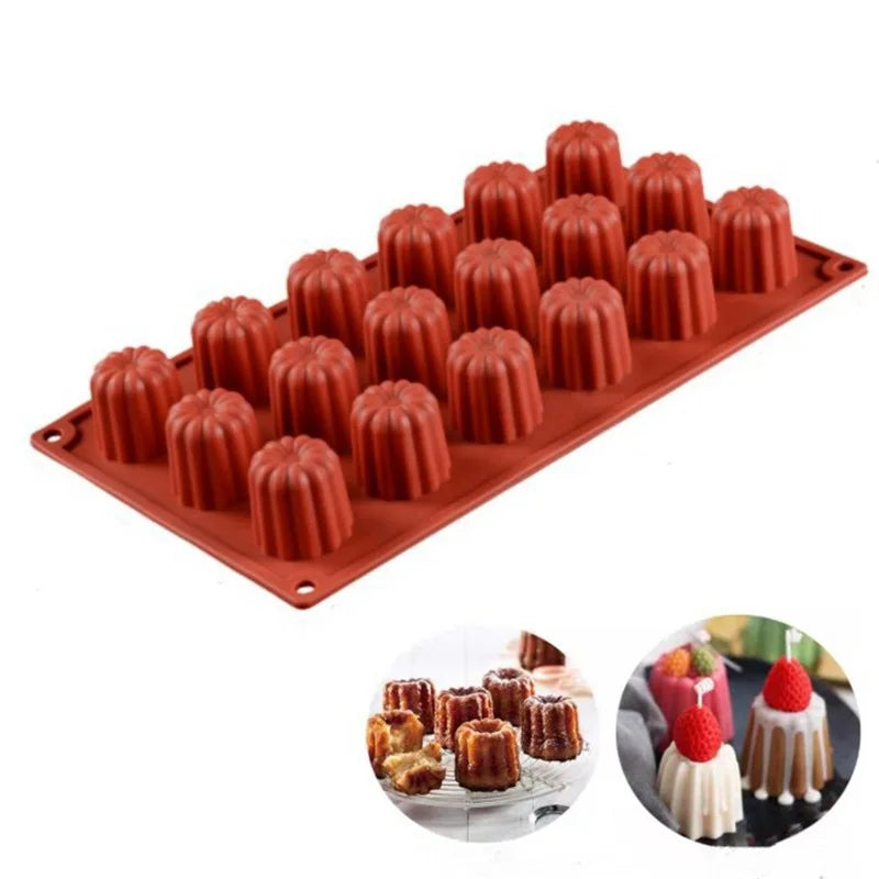 8/12/18 Cups Silicone Mold Cupcake Baking Tray Muffin Cookie DIY Jelly Biscuit Pudding Candy Kitchen Accessories Cake Baking Pan