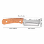 Multifunctional 3-in-1 Stainless Steel Peeler Vegetable & Fruit Slicer Shredder Versatile Kitchen Tool for Peeling Shredding