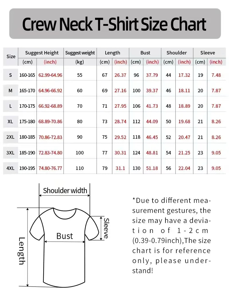 Luxury Trend 2026 New Summer Summer Fitness High-quality Printed Pure Cotton Men's and Women's Street Sports Fashion T-shirt