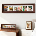 3-inch Frame With 6 Frames Rectangular Photo Frame Home Decoration Ornament Five Individual Picture Slots Anniversary Gift