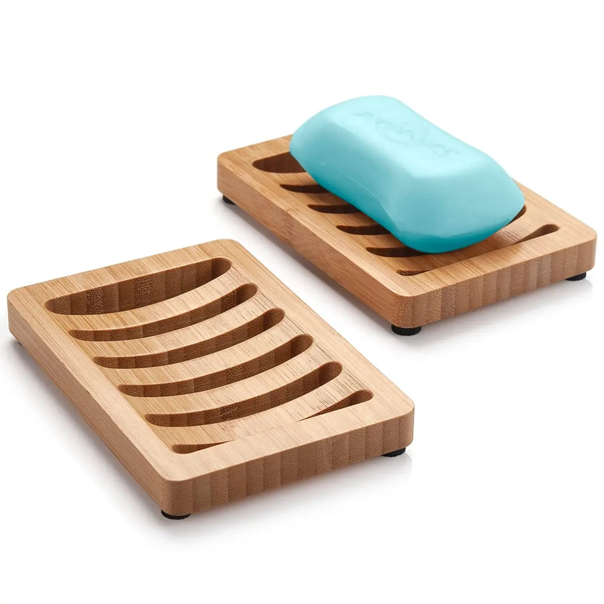Bamboo Case Tray Wooden Prevent Mildew Drain Soap Box Natural Bamboo Dishes Bath Soap Holder Container Bathroom Washroom Tools