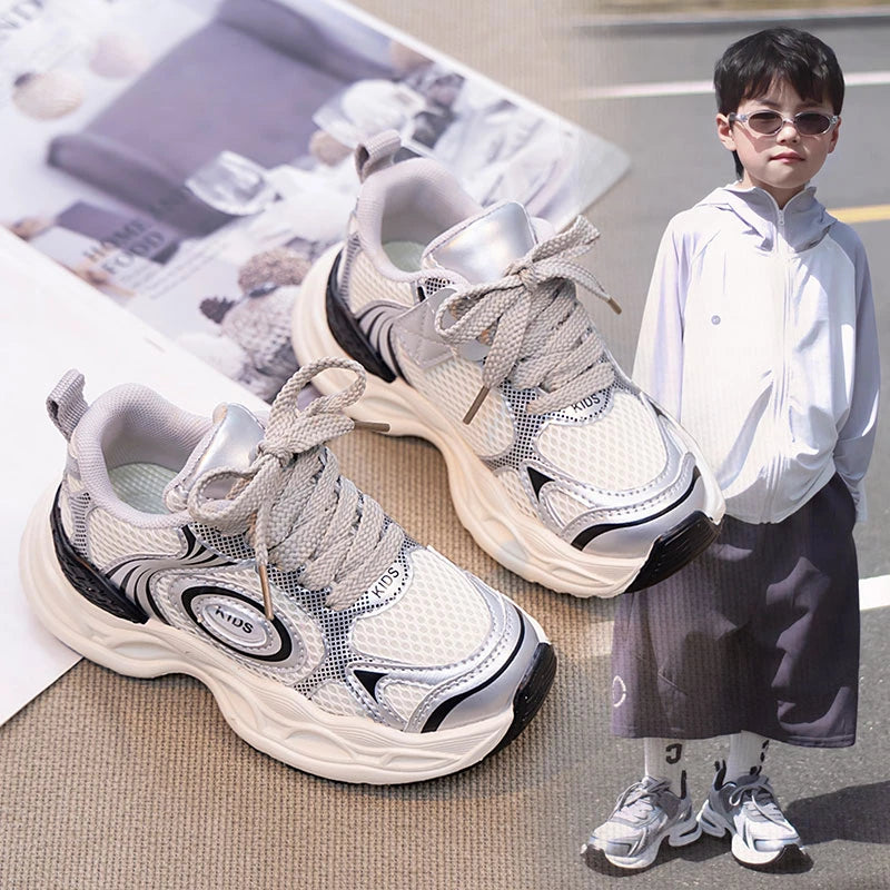 Kids Casual Sneakers for Boys Girls 2025 New Autumn Winter Toddler Platform Running Sneakers Soft Sole Comfort Barefoot Shoes