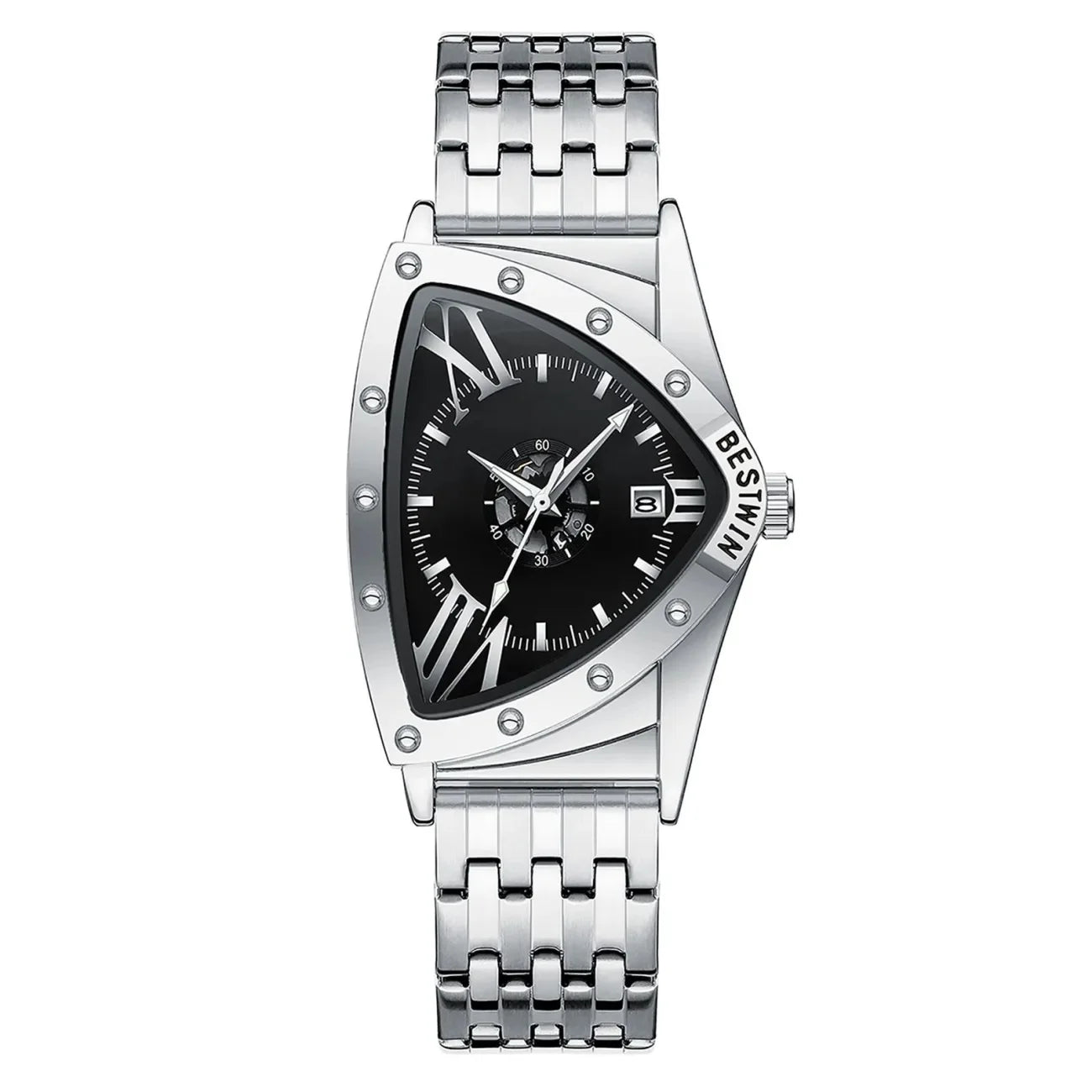 Men Watches Unique Design Top Brand Luxury Men's Wrist Watches Quartz Wristwatch Fashion Male Clock Stainless Steel Band