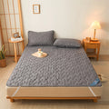 Waterproof Mattress Protector - Breathable Noiseless Mattress Cover Pad with 4 Elastic Corner Straps Fits up to 30 cm Deep