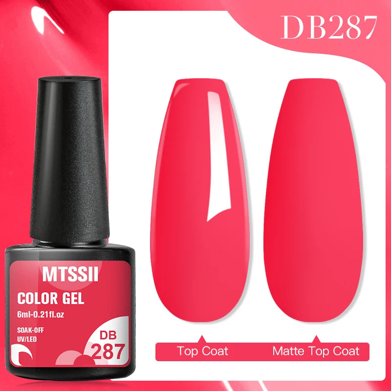 Mtssii 7ML Colorful Reflective Gel Nail Polish Glitter Sparkling Flash Glitter Gel Polish Semi Permanent Varnish Soak Off Nails