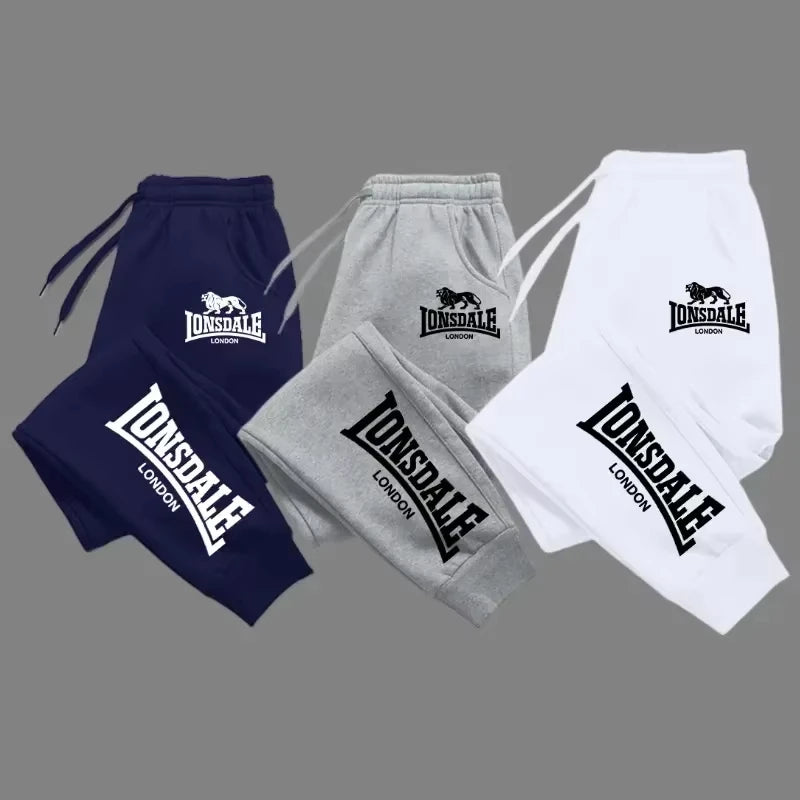 Men's Printed Pants EVERLAST Men's and Women's Running Pants Joggers Sweatpants Sport Casual Trousers Fitness Gym Breathable Pants