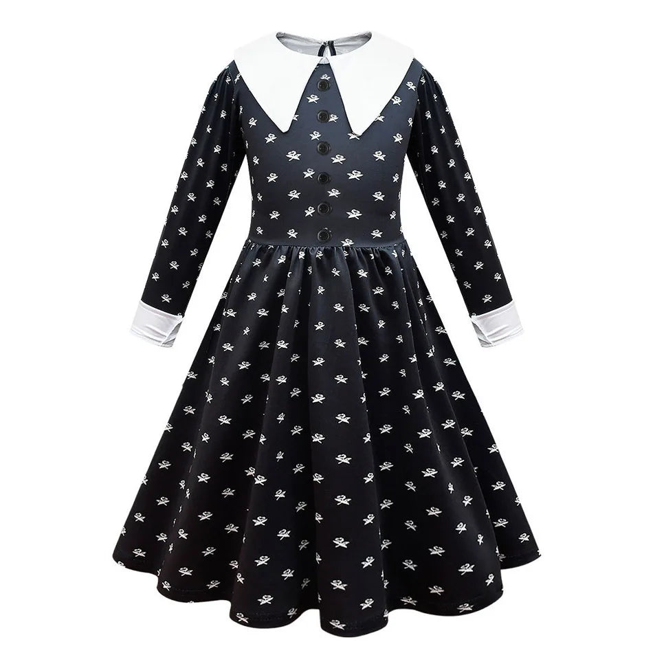 Halloween Costume Girls Witch Ghost Bride Vampire Cosplay Dress Kids Carnival Party Clothes Little Red Riding Hood Dresses Up