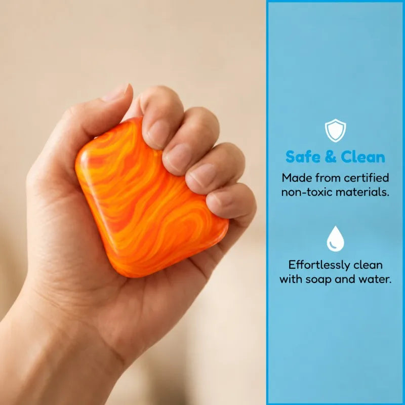 Ice Cube Shape Slow Rise Sensory Fidget Toys Anti-Stress Blocks Stress Relief Jigsaw Pressure Relief Souvenir for Kids & Adults