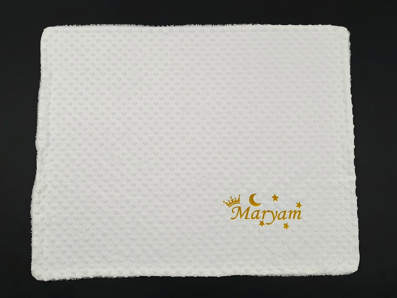Personalized Baby Blanket with Name for Newborn Boys and Girls Custom Minky Fleece Toddler Crib Stroller Blanket Birthday Gift