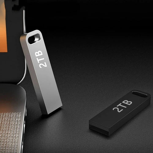 2TB Flash Drive USB 3.2 Super High Speed Transfer Metal Mini U-Disk Pen Drive Type C Memory Waterproof Disk SSD U-Drive ﻿
