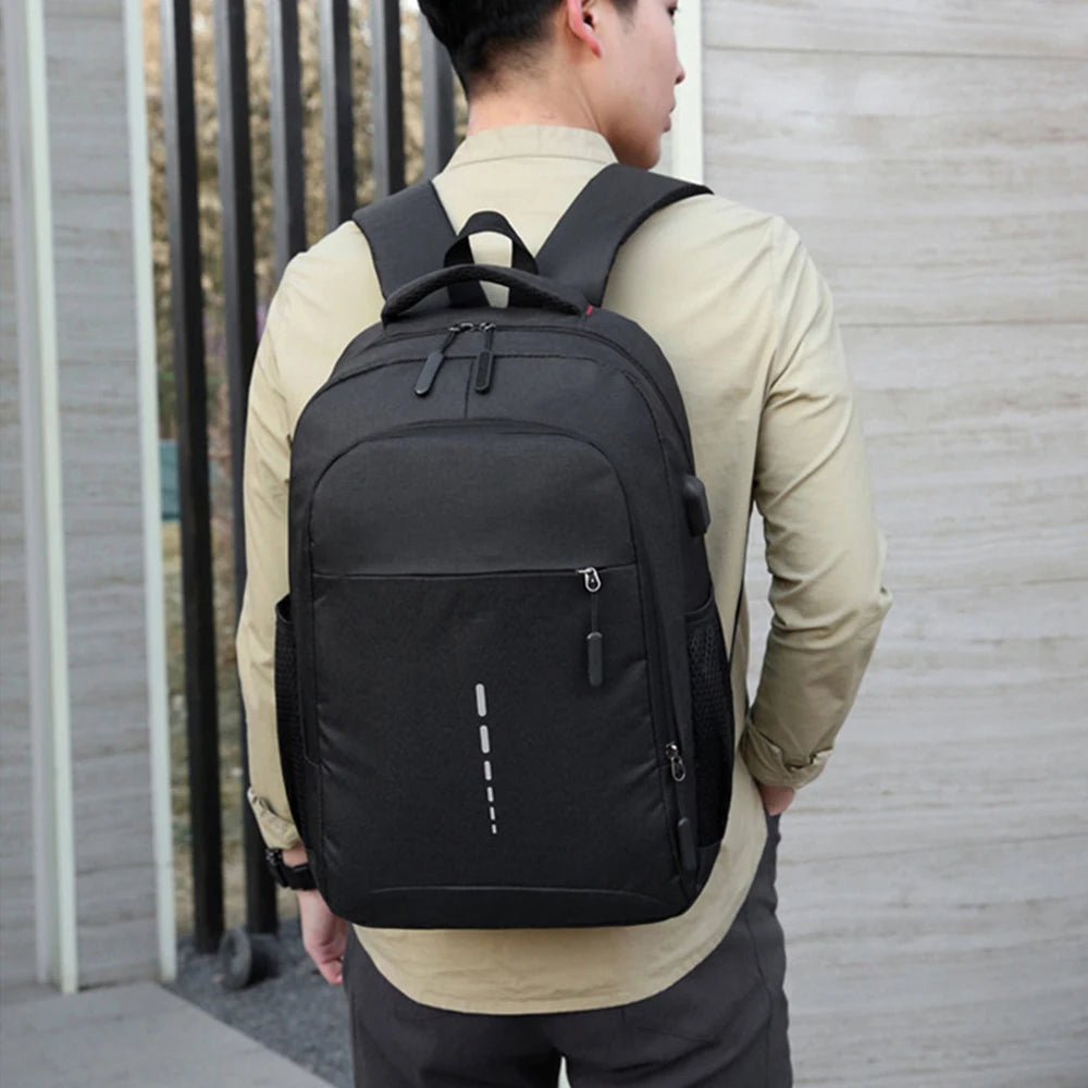large capacity multifunctional backpack for commuting, business travel, student computer bag-ll, Simple and stylish backpack