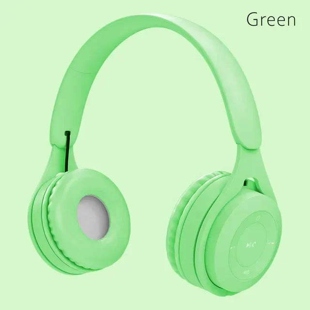 Stereo Y08 Headset 5.3 Bluetooth Headset Folding Wireless Sports Earphone Gaming Headsets Over-ear Headphones for Android ios