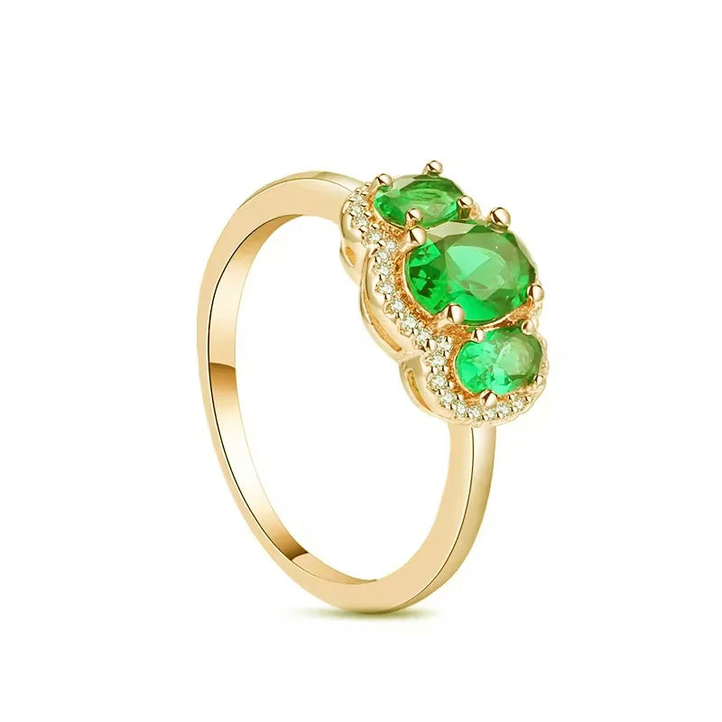 18K Gold Plated Original 925 Sterling Silver Ring Bow Heart Lotus Rings For Women Valentine's Birthday Gift DIY Jewelry 2025 New