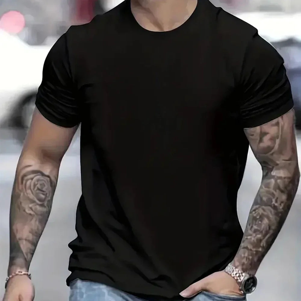 Men's Sports T Shirt Running Gym Fitness T-shirt Summer Fashion Women Casual Short Sleeve Couple Outdoor Tees Hip Hop Streetwear