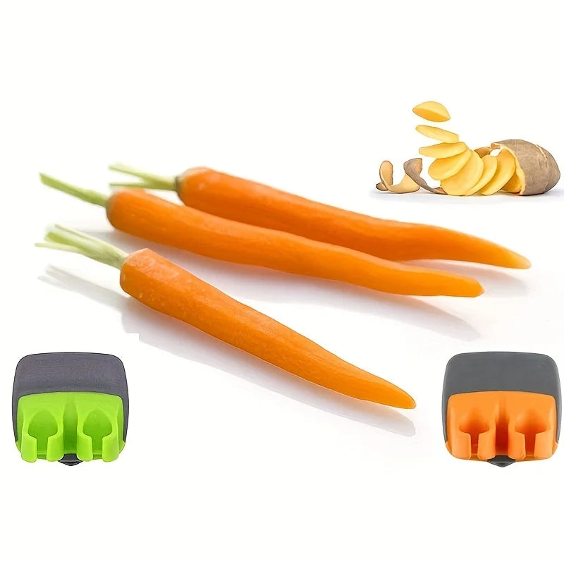 1 Easy and Convenient Black Green Peeler, Sharp Blade, Non Slip Grip, Suitable for Kitchen and Camping