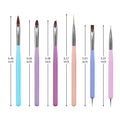 Nail Brushes Set Professional Nail Supplies For Acrylic UV Gel Drawing Dotting Manicure Nail Art Design Tools Makeup Accessorie
