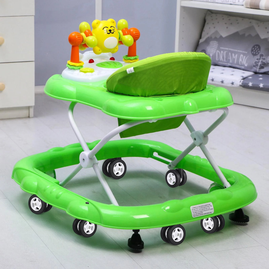 4pcs Baby Stroller Wheels Universal Replacement Quiet Swivel Removable For Walker Wheel Repair Kit Plastic Caster Wheels Infants