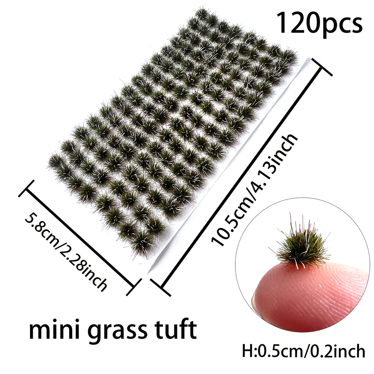Micro Miniature Grass Cluster Model Sand Scene DIY Material Realistic Grass Tuft Miniature Grass Bushes Plant Cluster Scenery