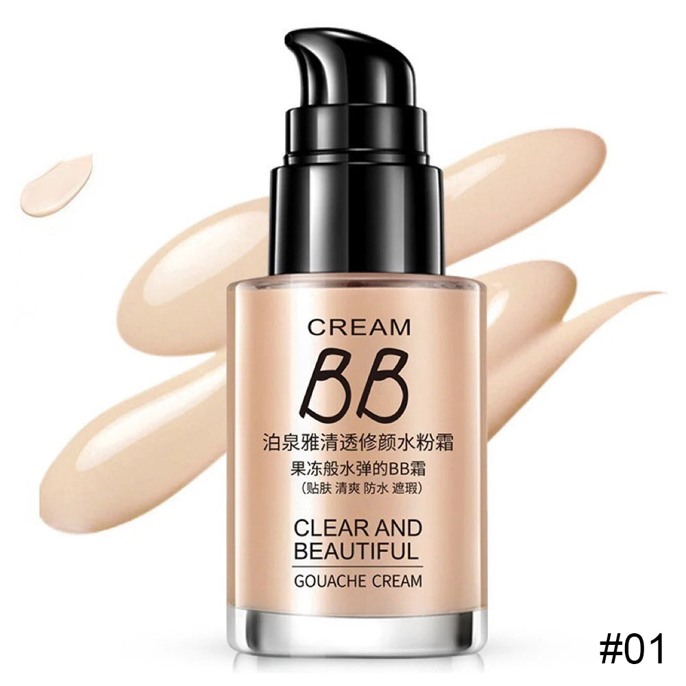 30ml Matte Liquid Foundation Waterproof Long Wear Full Cover Acne Spot Natural Face Base Makeup Matte Concealer Cosmetic 3 Color