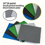 DIY 16×16-hole Single-sided Small-grained MOC Assembly Kit Basic Components for Universal Building Block Base Plates and Toys
