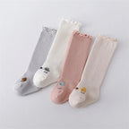 Lawadka Newborn Baby Girl Boy Socks Cotton Toddler Socks For Girls Boys Casual Knee High Infant's Long Sock Spring Age For 0-36M