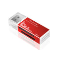 2-in-1 USB 3.0 High Speed Card Reader TF Memory Card Adapter Portable USB Flash Drive Design for PC Laptop Office Accessories