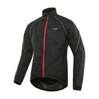 ARSUXEO Mens Cycling Windbreaker Jackets Bicycle Raincoat Waterproof Motorcycle Clothing Outerwear Bike Jersey Lightweight