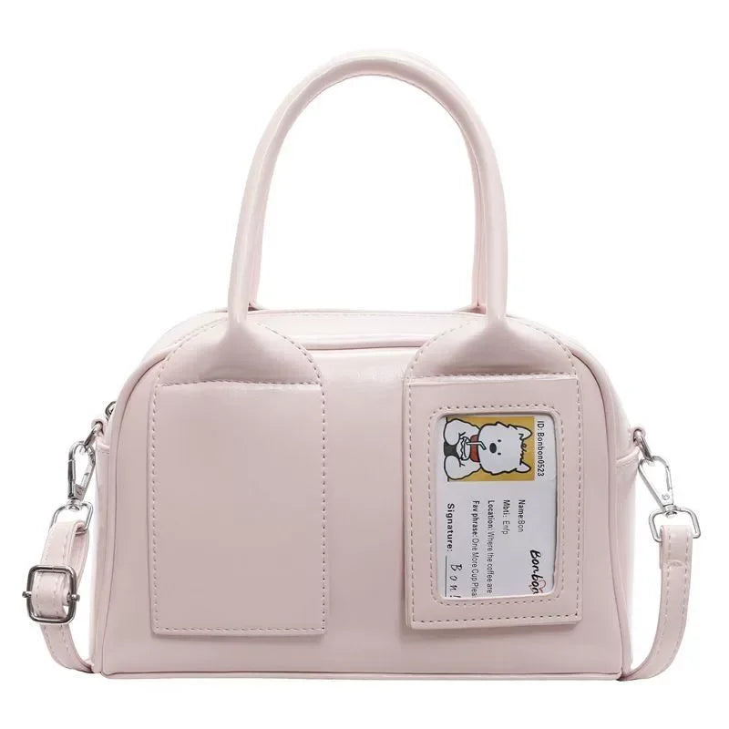 Itbag Small Crossbody Shoulder Bag For Women With Photo Card Holder Niche Design Boston Pillow Style Groupie Merch Handbag