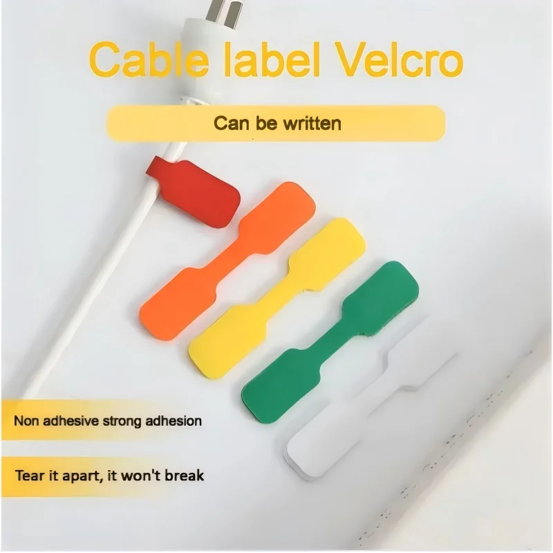 20/30/50 colored cable ties for cable marking, organization, and identification, durable and easy to use, capable of writing