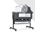Nursery Bed with Mosquito Net Large Storage Bag Changing Bed Height Adjustable Travel Portable Crib Newborn Baby Boys & Girls
