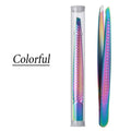 Professional tweezers are specially used in beauty salons to pick up eyebrows, face, eyelashes, hair removal and makeup tools
