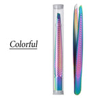 Professional tweezers are specially used in beauty salons to pick up eyebrows, face, eyelashes, hair removal and makeup tools
