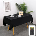 Disposable Table Cloth for Retangle Table Decorative Plastic Tablecloth for Parties Picnics Camping Waterproof Stain-Resistant