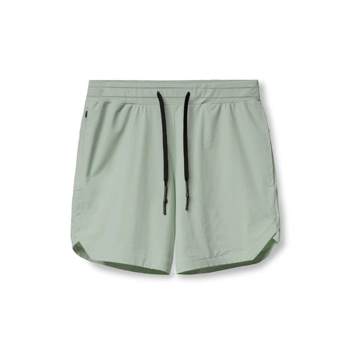 2024  Men's Running Shorts Single-Layer Woven Quick Dry Gym Solid Color Fitness Sports Casual Workout Sportswear Fifth Pants New