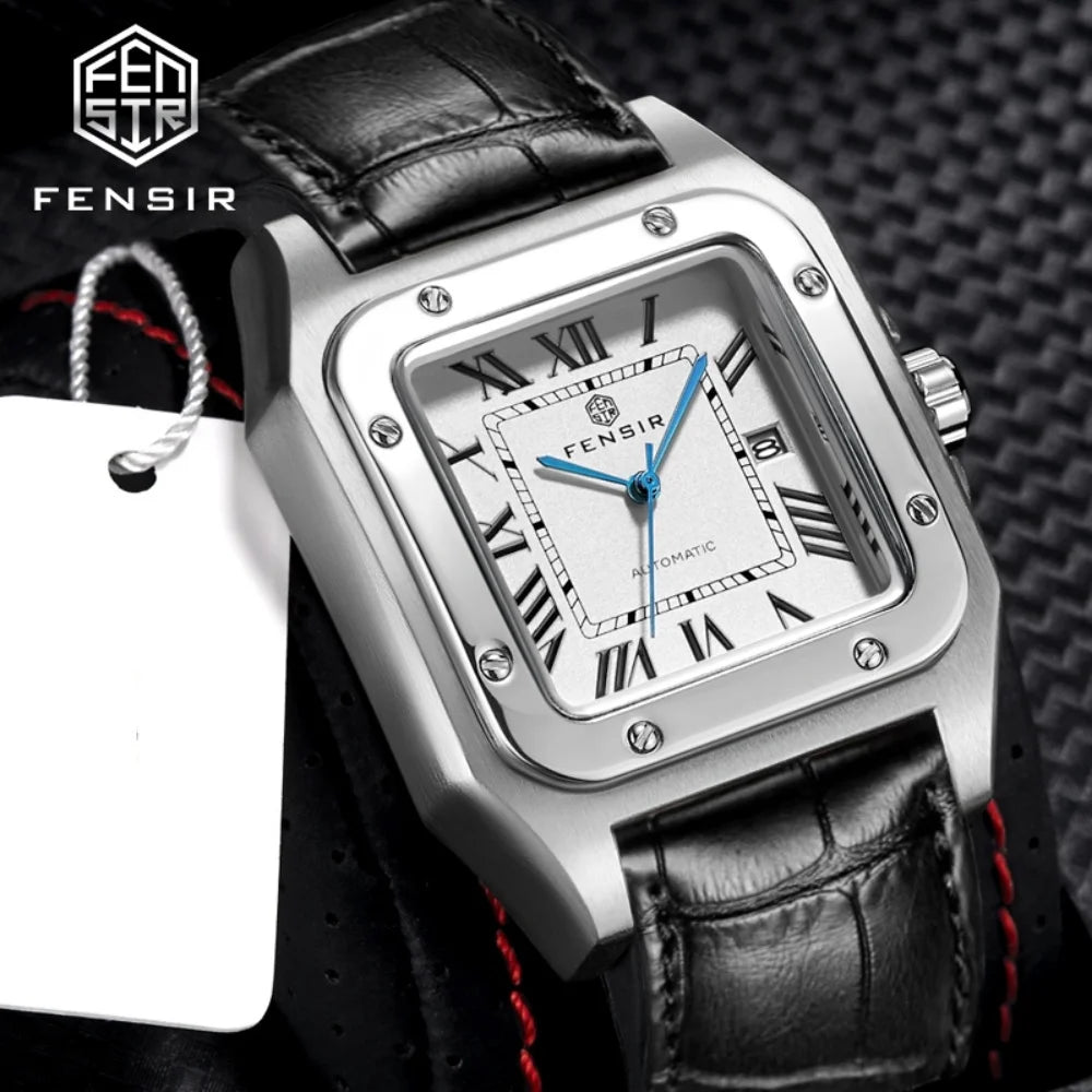 New Square Business Men's Watch in European, American, Japanese, and Korean Style, Party Gift Watch, Fashionable Casual Versatile Quartz Watch for Young Men, Students, and Socialites, the Best Gift for Him