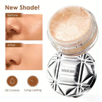 Pink Glitter Setting Powder 3 Color Long Lasting Oil Control Pearlescent Natural Face Matte Shimmer Loose Powder Makeup Cosmetic