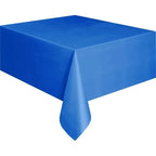 Plastic Disposable Solid Color Tablecloth Birthday Party Wedding Christmas Table Cover Wipe Desk Cloth Decor  Covers Rectangle