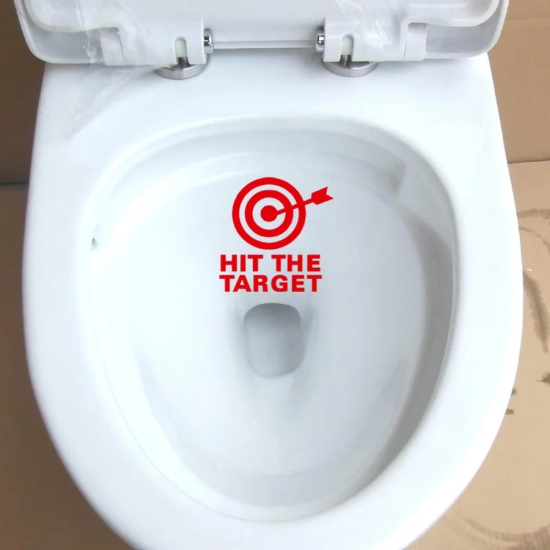 Luminous Toilet Stickers Waterproof  Bathroom Sign Paster Glow In The Dark Self-adhesive Decals For Home Decoration Supplies