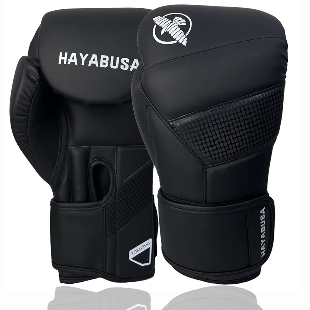 Professional Boxing Gloves for Kids & Adults (6-16oz), PU Leather, High Density Foam MMA Muay Thai Combat Training, Punching Bag