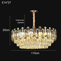 Nordic Gold Crystal Chandeliers LED Luxury Ceiling Lights for Dining Living Room Bedroom Kitchen Island Lighting