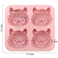Cartoon Alpaca Silicone Mold For Soap Making Supply Jelly Candy Chocolate Ice Cube Tray Animal Cookies Cake Decor