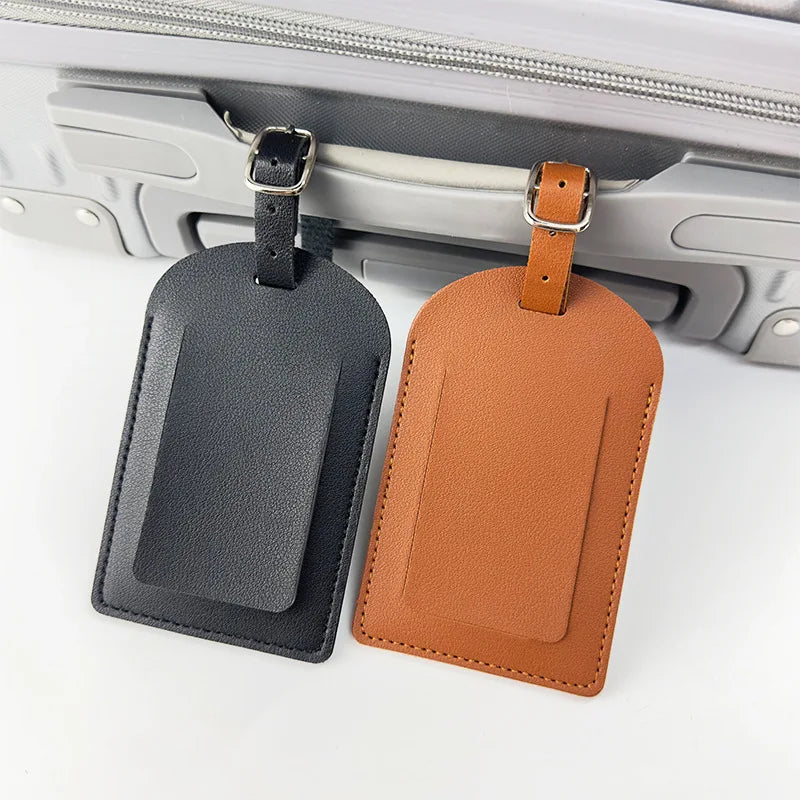 Travel Engrave Initials Luxury Luggage Tag Holiday Business Trip Suitcase Label Handbag Charm Custom Name Wholesale Wedding Gift
